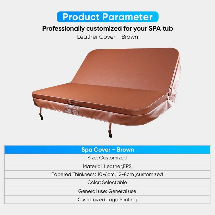 Custom Leather SPA Cover: 10-Year Durability, 30+ Colors & All-Weather Heat Retention suppliers
